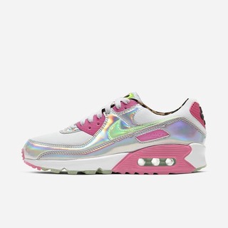 Pantofi Casual Nike Air Max 90 LX Dama Albi Fucsie Negrii Verzi | RWPU-30164